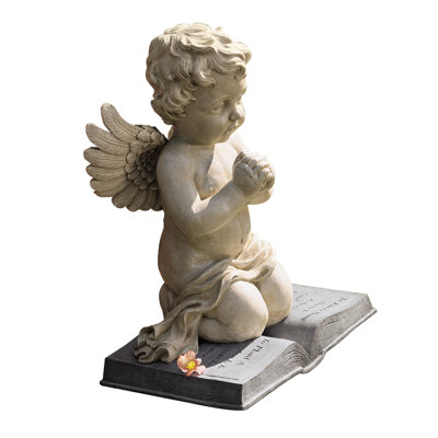Design Toscano Cheeky Cherubs A Cherub's Prayer Statue & Reviews | Wayfair